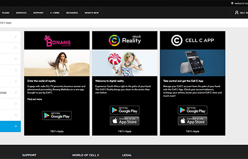 Cell C Apps