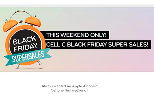 Cell C Black Friday 2017