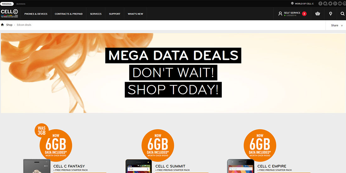 Cell C Edcon Deals | Image 921