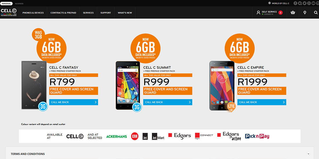 Cell C Edcon Deals | Image 922