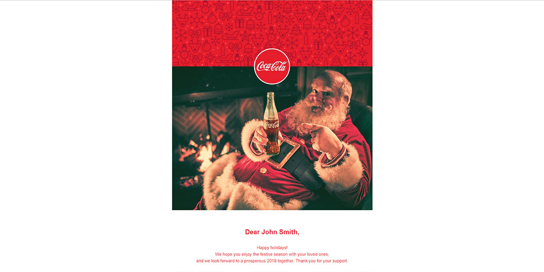 Coca-Cola Christmas Emailers | Image 943
