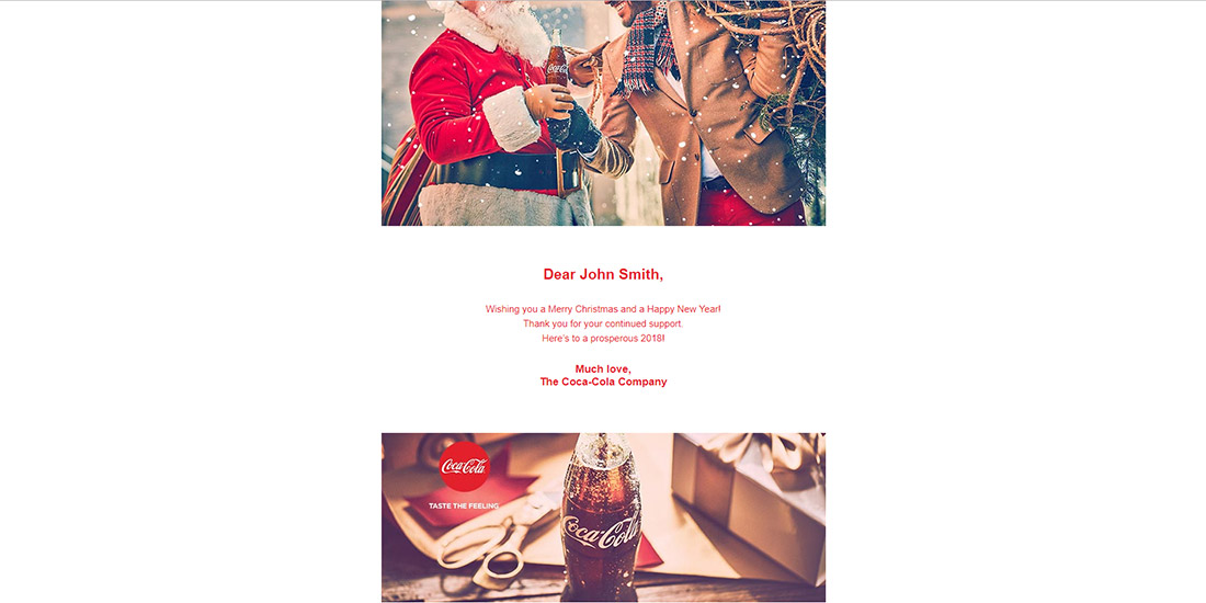 Coca-Cola Christmas Emailers | Image 944