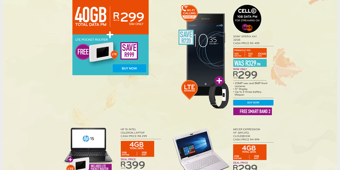 Cell C Hot Autumn Deals | Image 952
