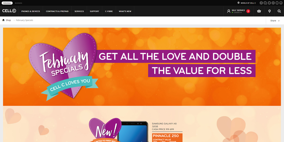 Cell C February Specials | Image 955