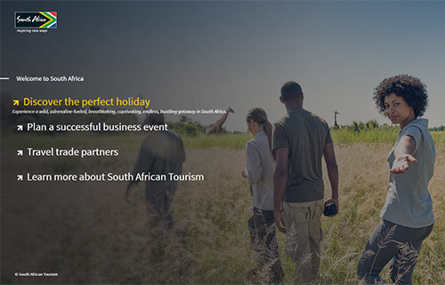 South African Tourism Home Page
