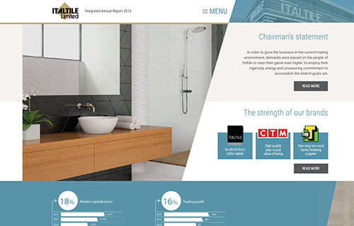 Italtile Integrated Annual Report 2016