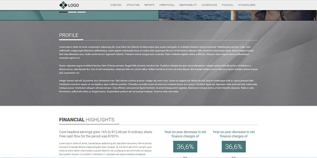 Annual Report Template | Image 60