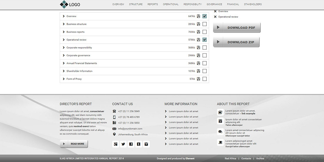 Annual Report Template | Image 67