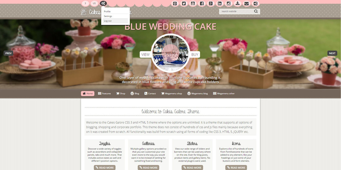 Cakes Galore Theme | Image 204