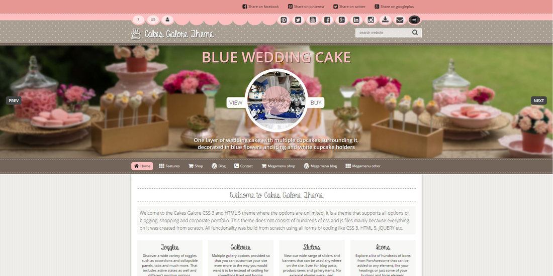 Cakes Galore Theme | Image 205