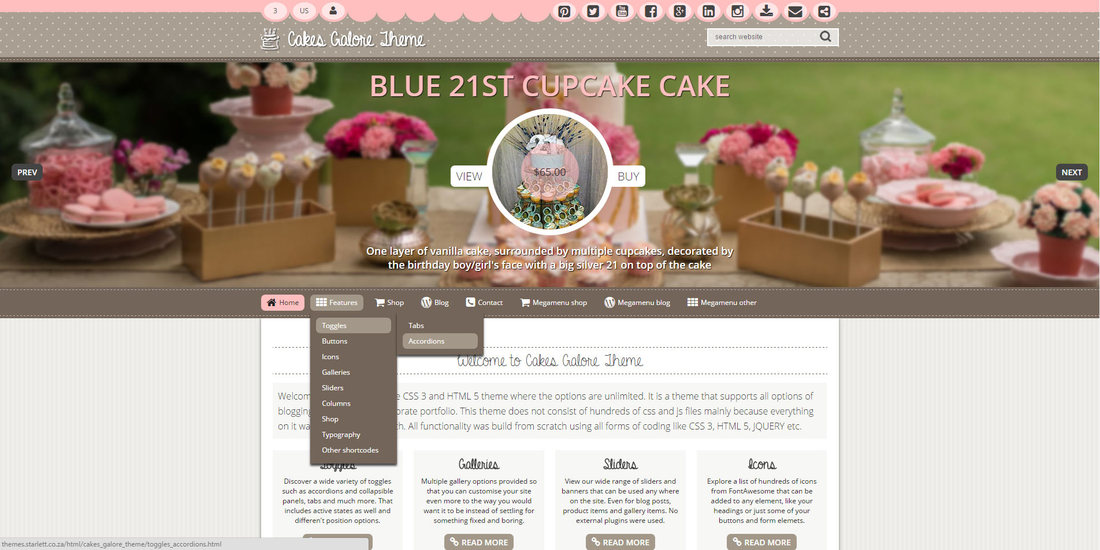 Cakes Galore Theme | Image 207