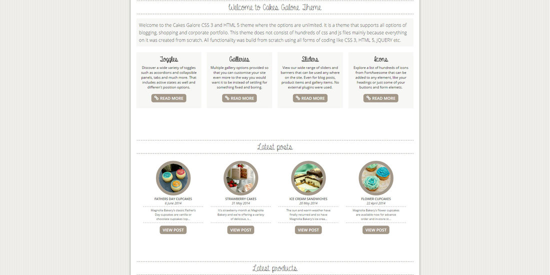 Cakes Galore Theme | Image 211