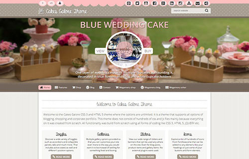 Cakes Galore Theme