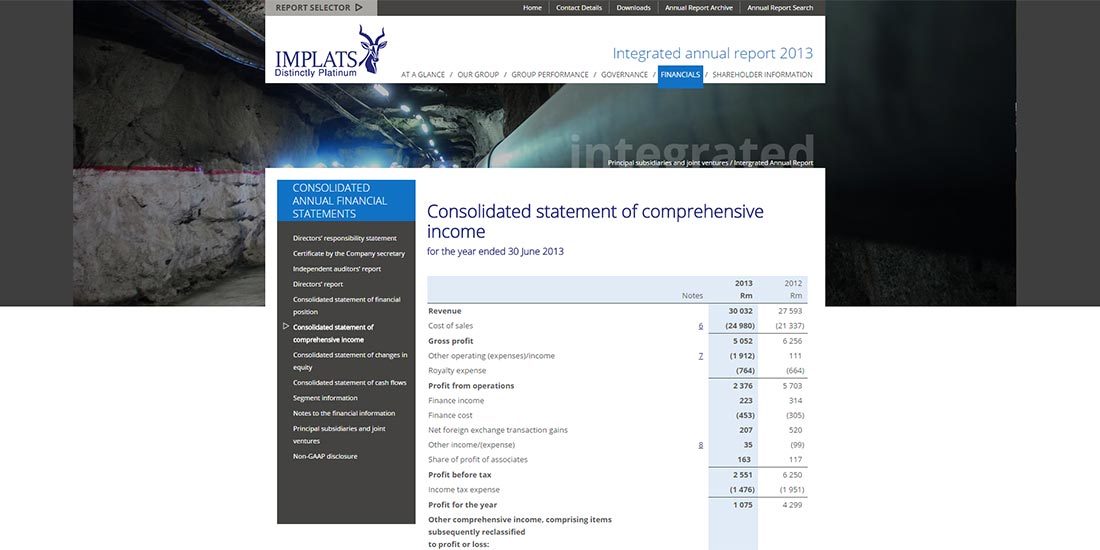 Implats Financials 2013 | Image 238