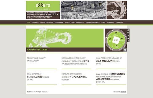 Exxaro Financials 2014