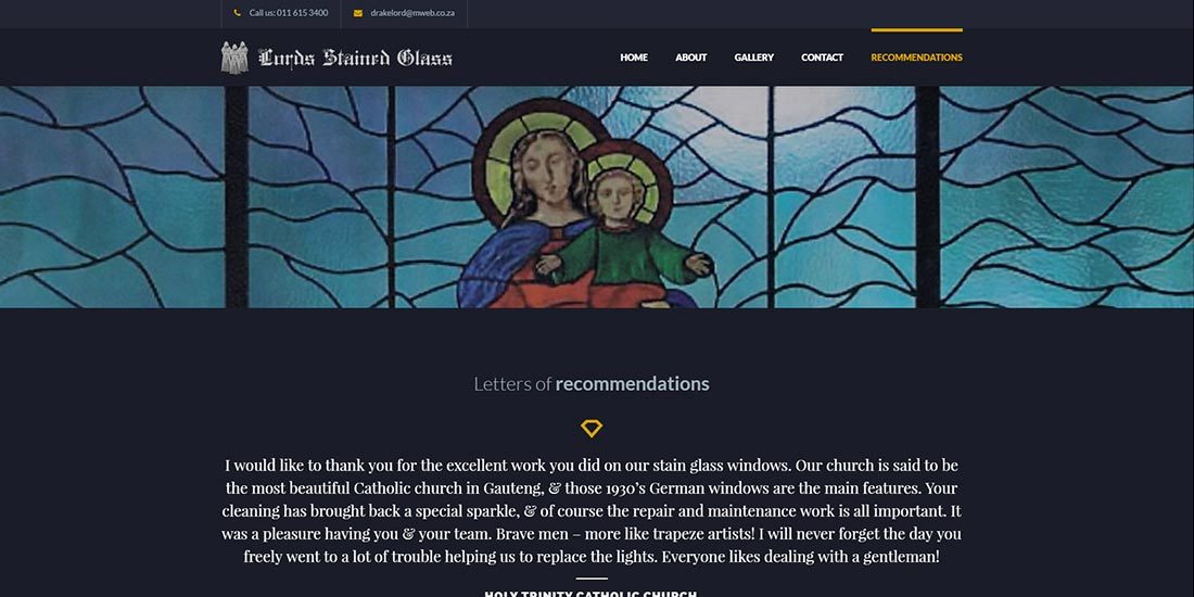 Lords Stained Glass | Image 348