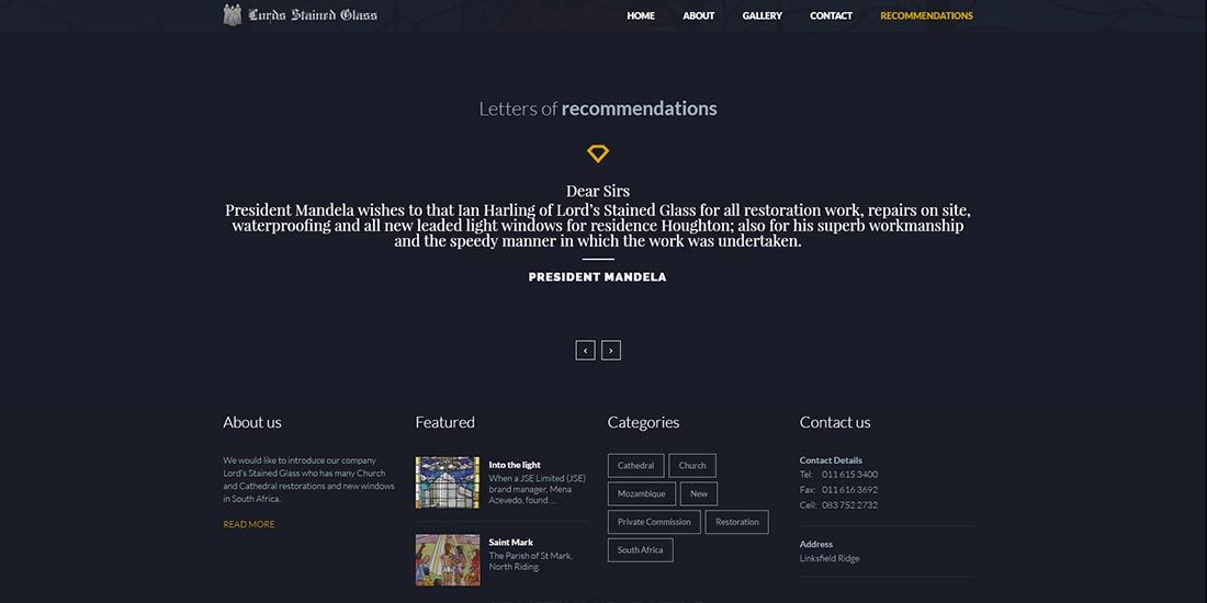 Lords Stained Glass | Image 349