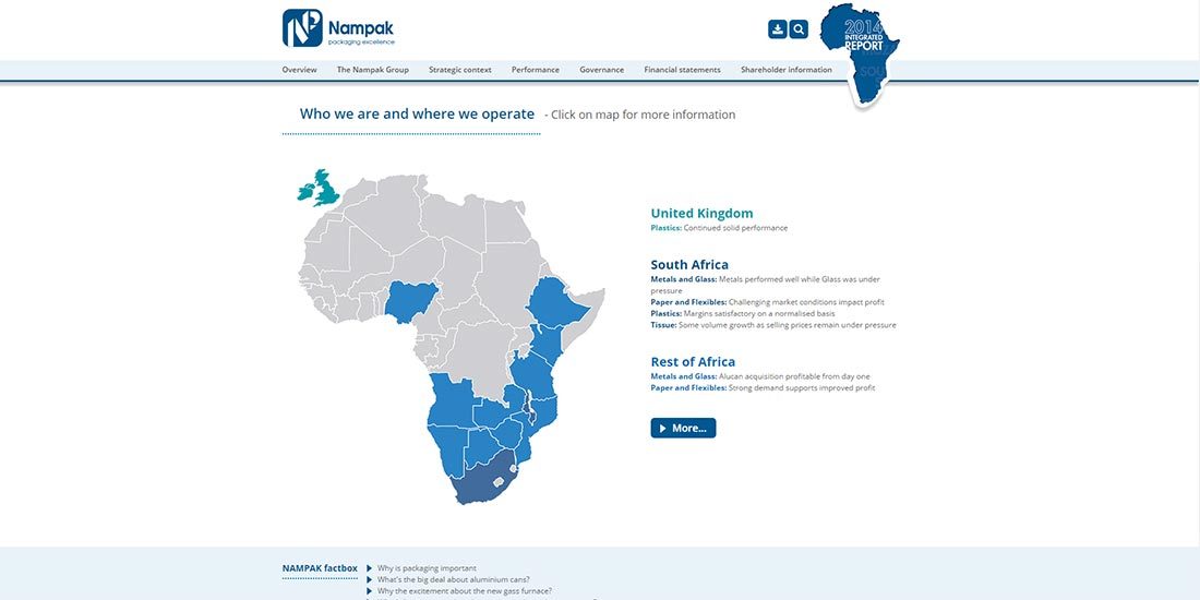 Nampak Integrated Report 2014 | Image 561