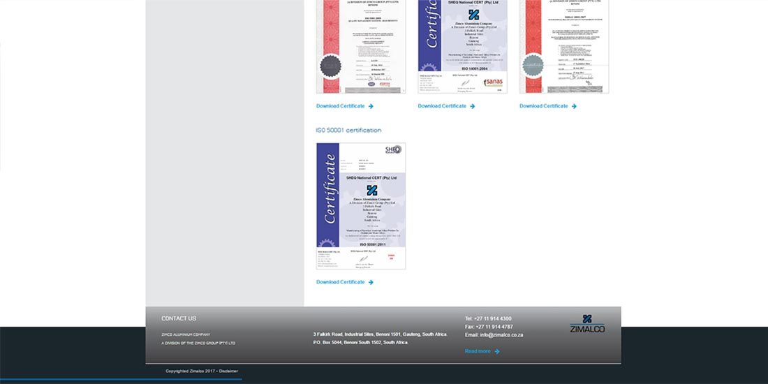 Zimalco Responsive Development  | Image 753
