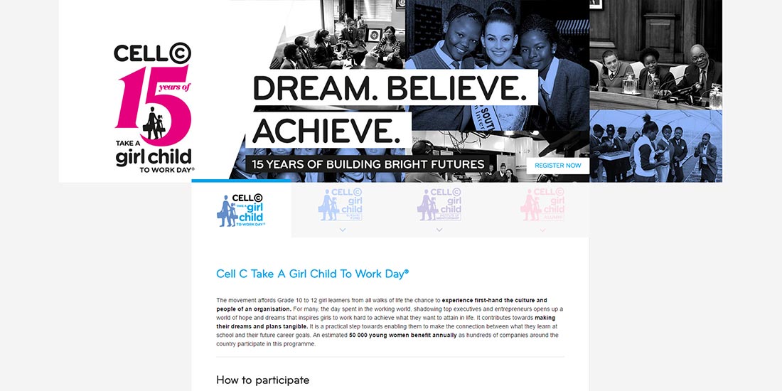 Cell C Girl Child | Cell C Girl Child - Tabbed Page