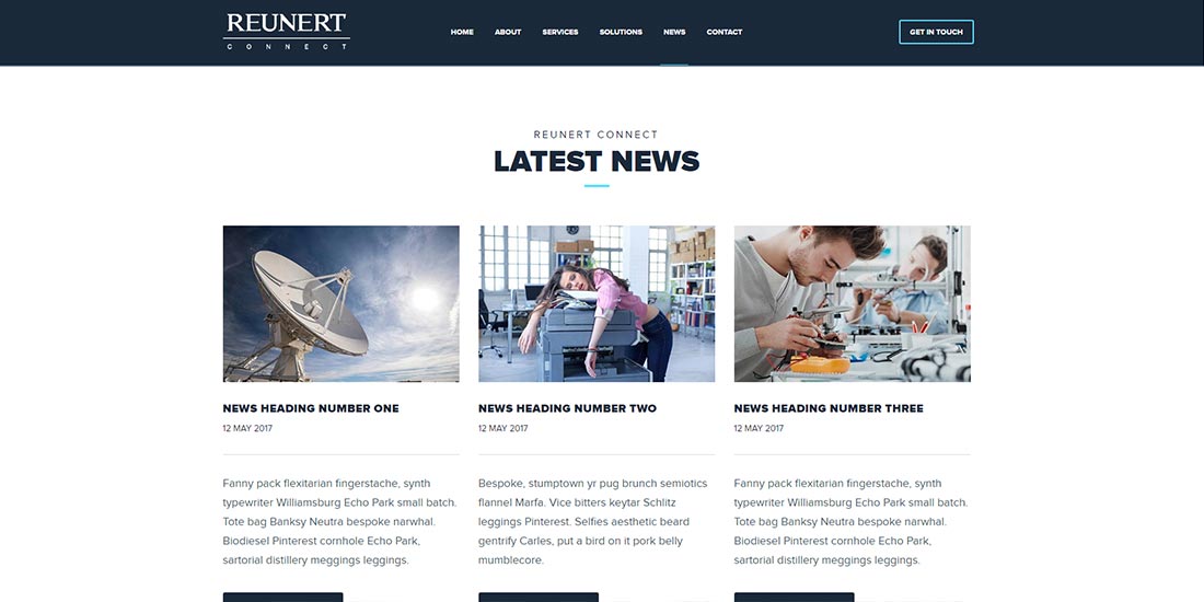 Reunert Connect | Reunert Connect