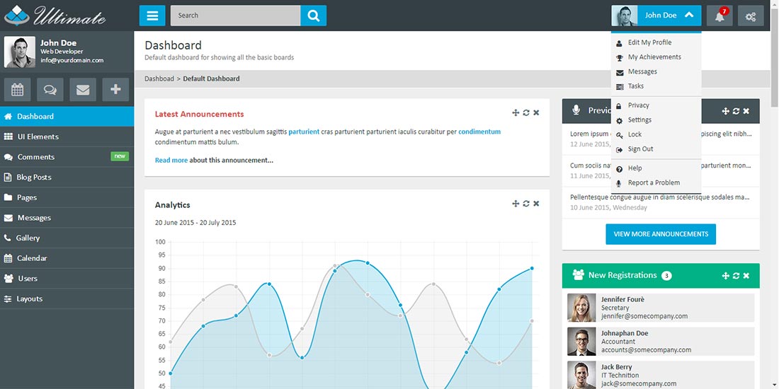 Ultra Admin Theme | Image 807