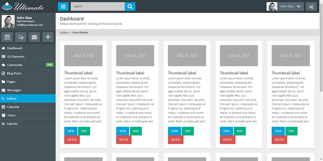 Ultra Admin Theme | Image 813